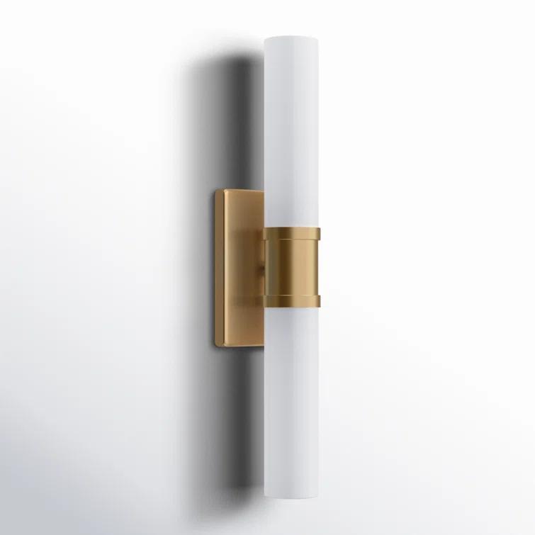 Evelien 2 Light Frosted Dimmable Vanity Light