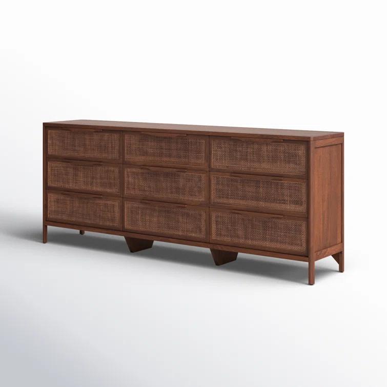 Hannah 9-Drawer Dresser - Russet