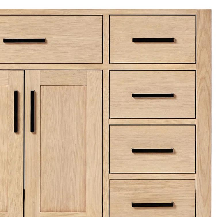 Hepburn 66 in. W x 21.5 in. D x 34.5 in. H Bath Vanity Cabinet without Top in Oak