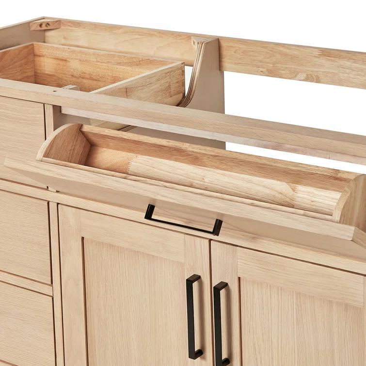 Hepburn 66 in. W x 21.5 in. D x 34.5 in. H Bath Vanity Cabinet without Top in Oak