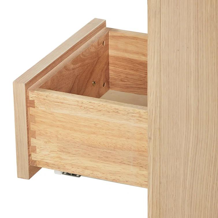 Wildon Home® Tidworth 42'' Solid Wood Single Bathroom Vanity with 1.5'' Carrara Quartz Top, Right Offset Rectangular Sink