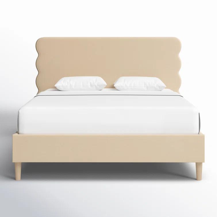 Henley Upholstered Scalloped Bed
