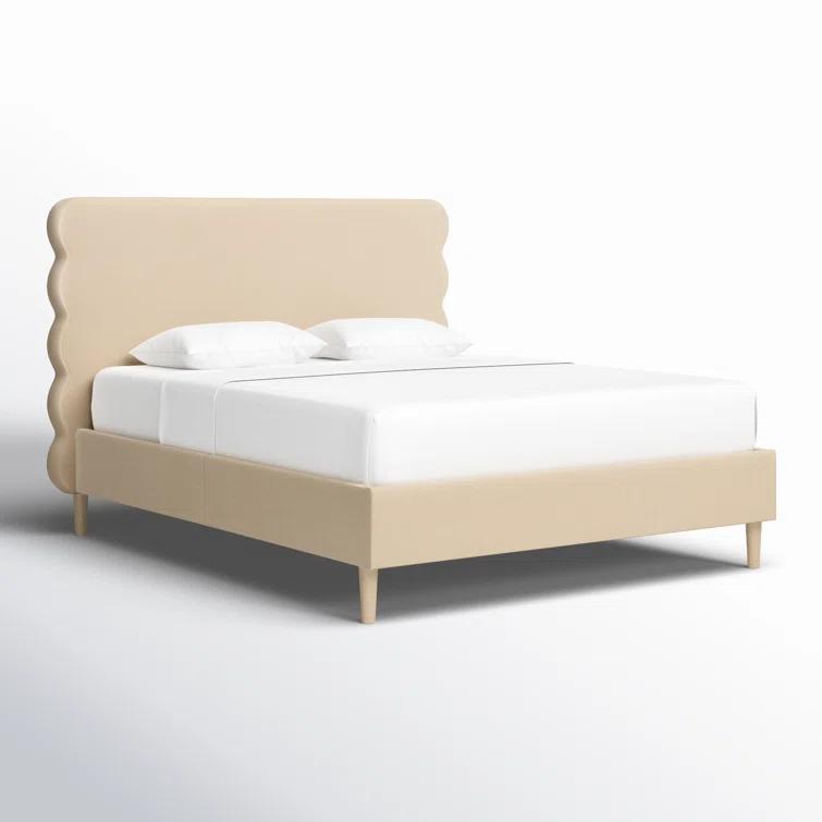 Henley Upholstered Scalloped Bed