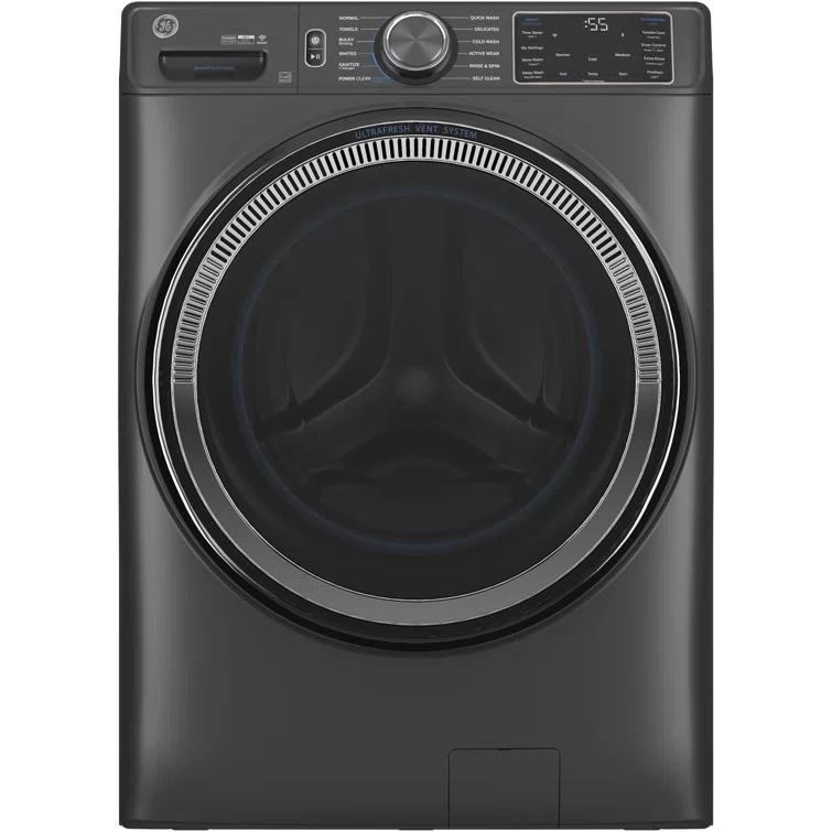 GE Appliances 5 Cubic Feet Energy Star Front Load Washer with Steam Wash