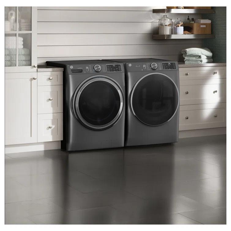 GE Appliances 5 Cubic Feet Energy Star Front Load Washer with Steam Wash