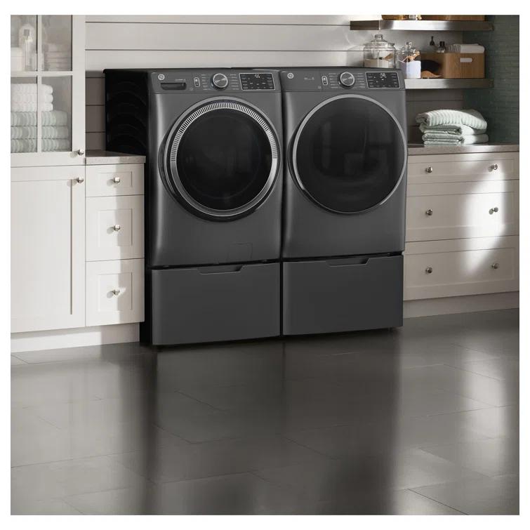 GE Appliances 5 Cubic Feet Energy Star Front Load Washer with Steam Wash