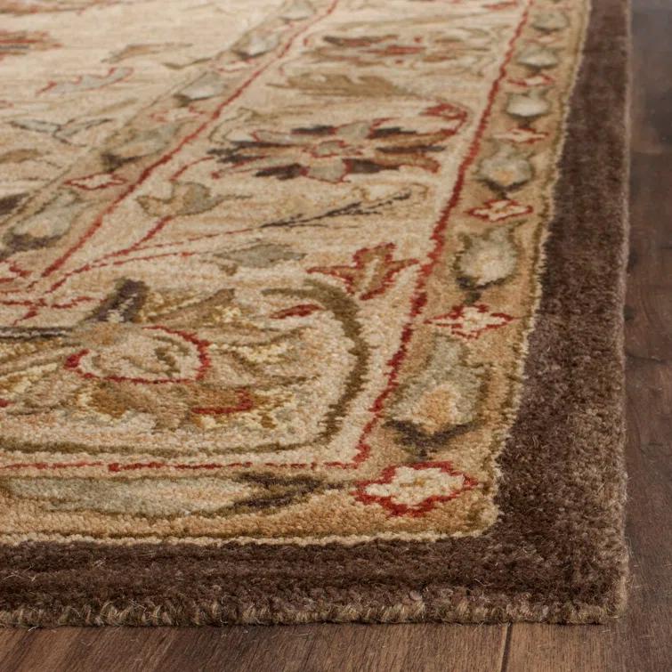 Antiquity AT812 Hand Tufted Indoor Area Rug - Beige/Beige - 8'3"x11' - Safavieh
