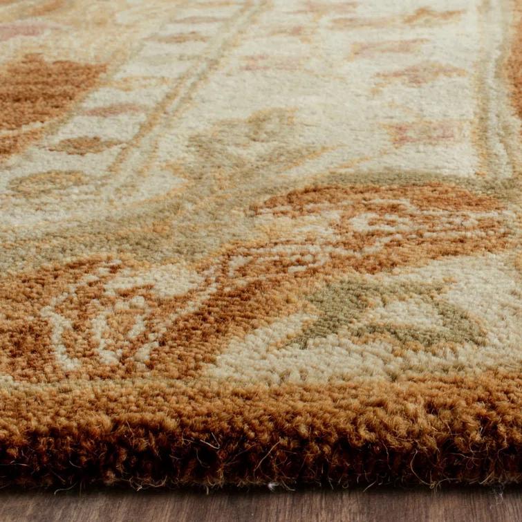 Antiquity AT840 Hand Tufted Indoor Area Rug - Brown/Beige - 7'6"x9'6" - Safavieh