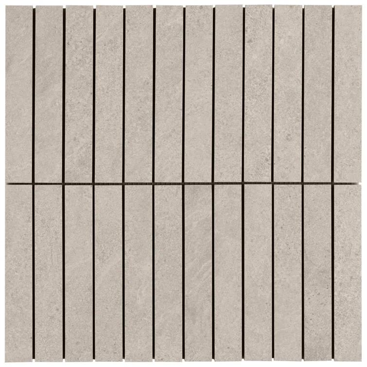 Monolith 11.81 In. X 11.81 In. Stacked Matte Porcelain Mosaic Floor And Wall Tile (5.76 Sq. Ft. / Case)