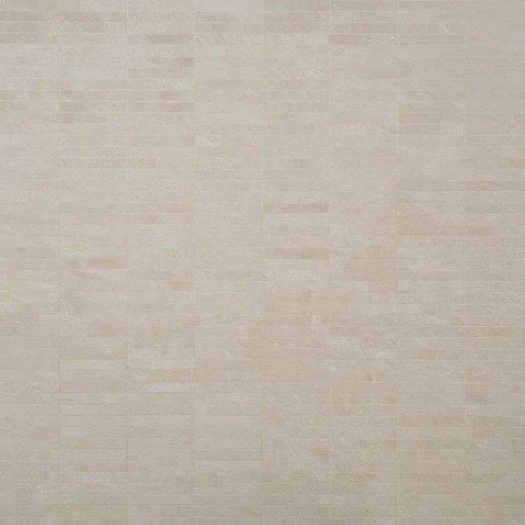 Monolith 11.81 In. X 11.81 In. Stacked Matte Porcelain Mosaic Floor And Wall Tile (5.76 Sq. Ft. / Case)