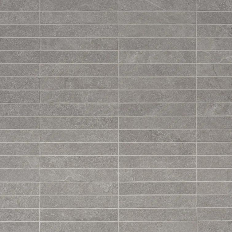 Monolith 11.81 In. X 11.81 In. Stacked Matte Porcelain Mosaic Floor And Wall Tile (0.96 Sq. Ft. / Each)