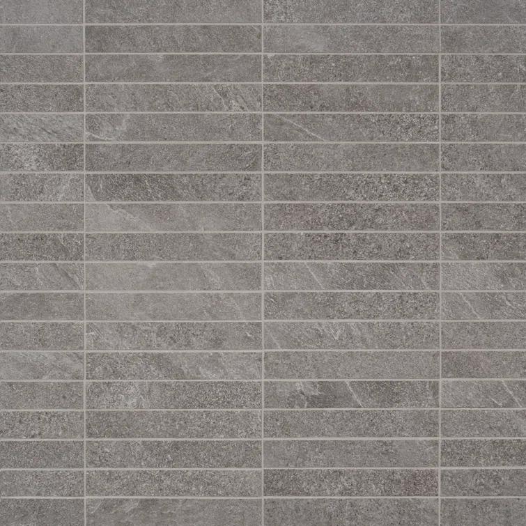 Monolith 11.81 In. X 11.81 In. Stacked Matte Porcelain Mosaic Floor And Wall Tile (0.96 Sq. Ft. / Each)