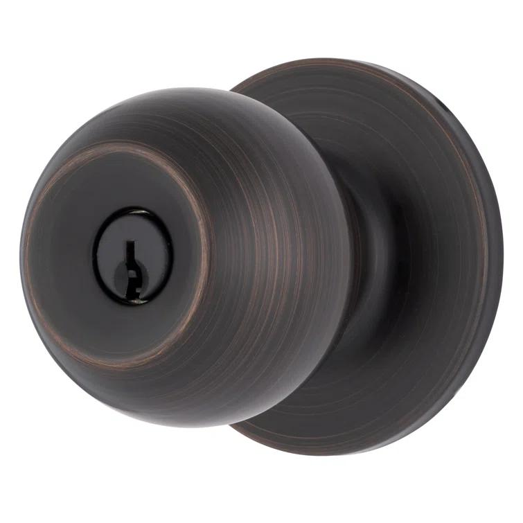 Brinks Raleigh Series Keyed Entry Transitional Ball Knob