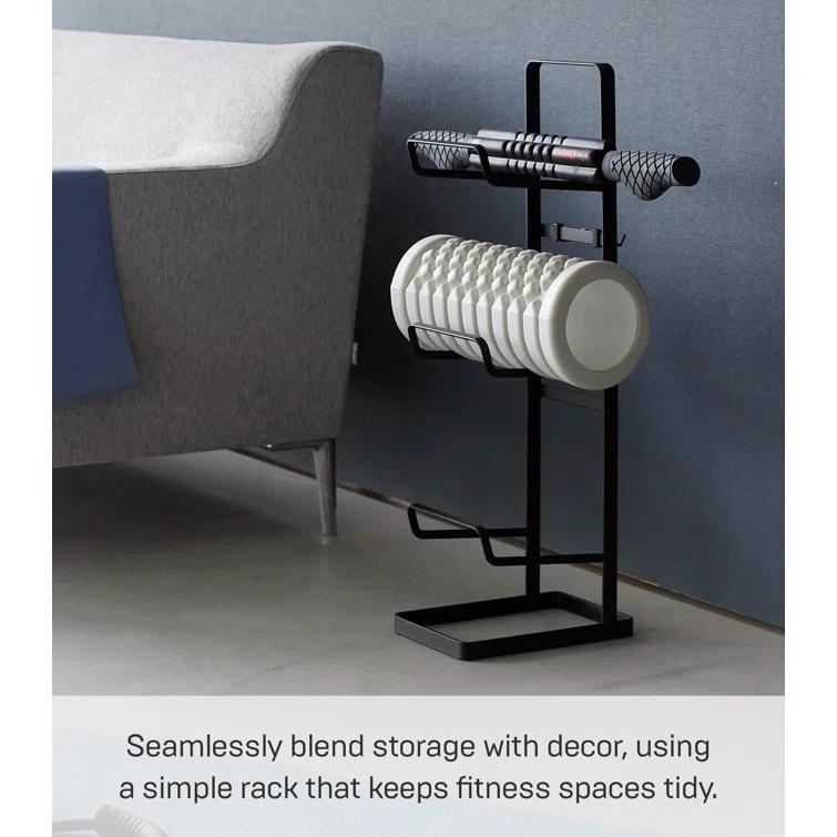 Yamazaki Home Fitness Equipment Storage Rack, Steel