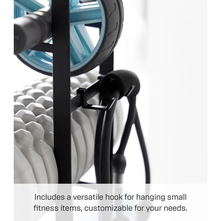 Yamazaki Home Fitness Equipment Storage Rack, Steel