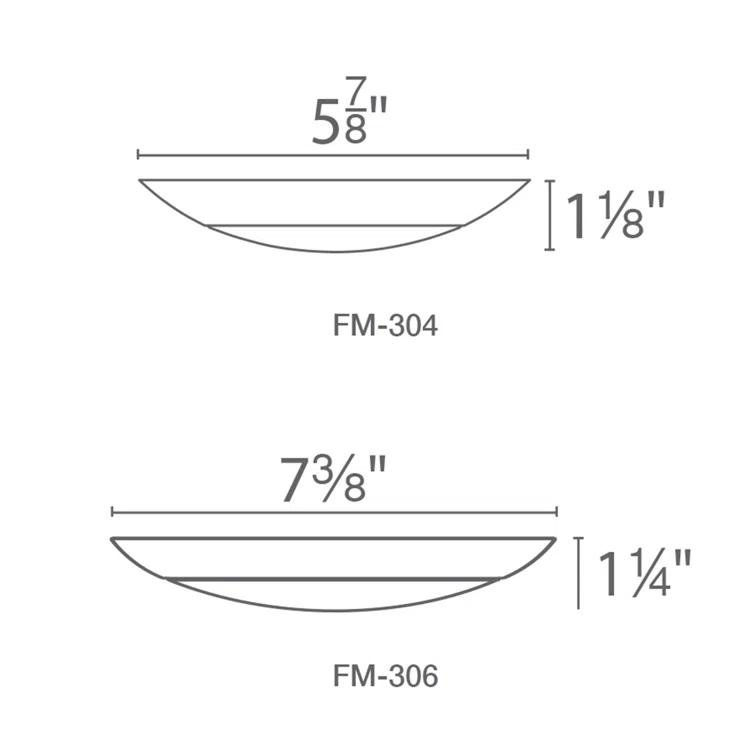 Disc Acrylic LED Flush Mount