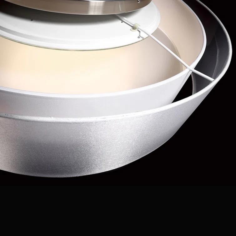 Metropolis Fabric LED Flush Mount