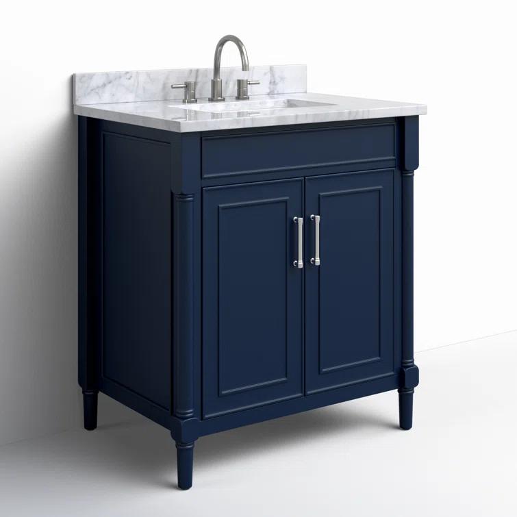 Joss & Main Addison 31'' Single Bathroom Vanity with Marble Top