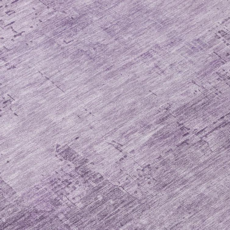Machine Washable Indoor/Outdoor Claudian ACN1650 Lavender Rug