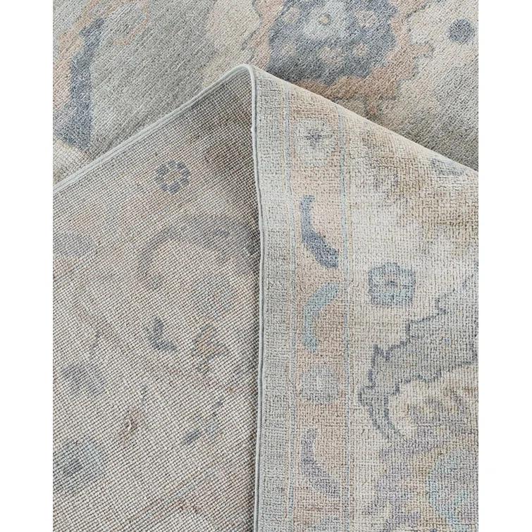 Floral One-of-a-Kind 7' 11" X 9' 8" Hand Knotted Area Rug