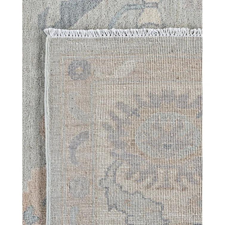 Floral One-of-a-Kind 7' 11" X 9' 8" Hand Knotted Area Rug