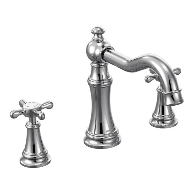Weymouth Double Handle Deck Mounted Roman Tub Faucet Trim