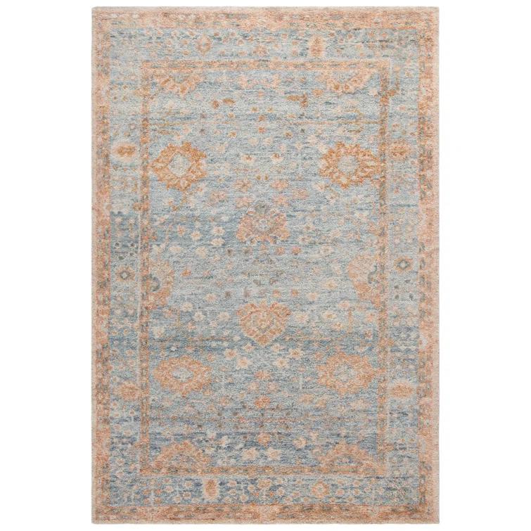 Bungalow Rose Rheya Hand Knotted Wool Pile Oriental Rug
