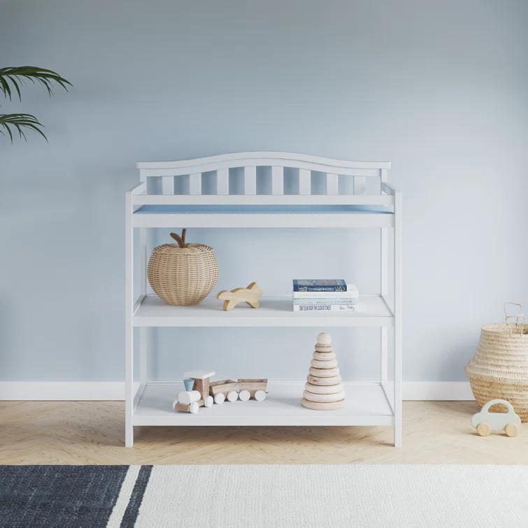 Camden Child Craft Arch Top Changing Table with Pad