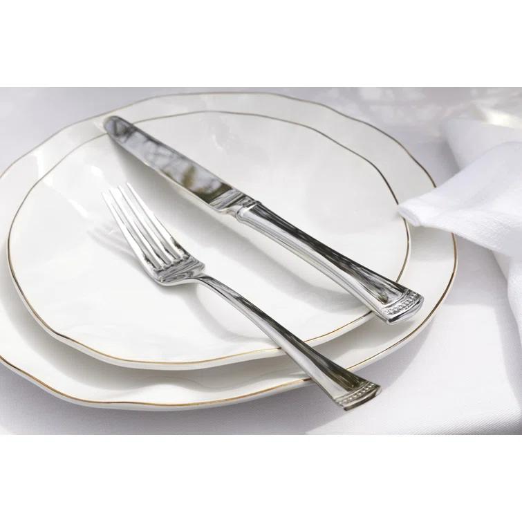Blue Bay White 12-Piece Dinnerware Set