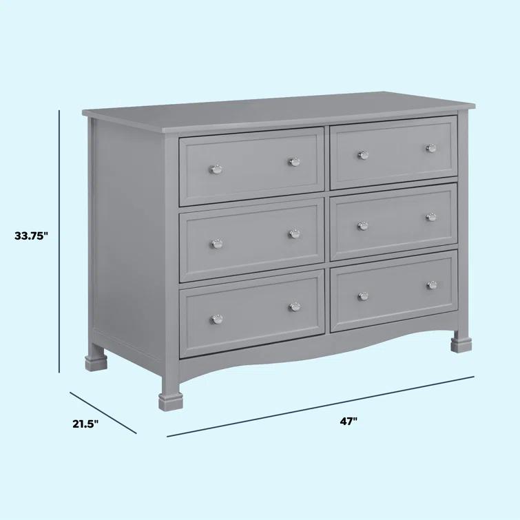 daVinci Kalani 6 Drawer 47" W Double Dresser