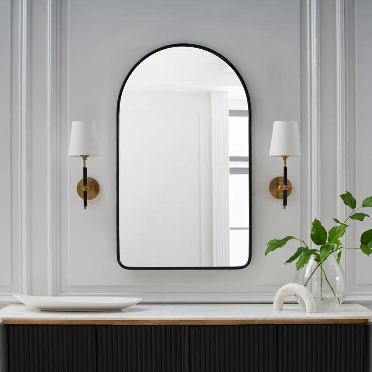 Bronze and Saddle Leather Wall Sconce with Linen Shade