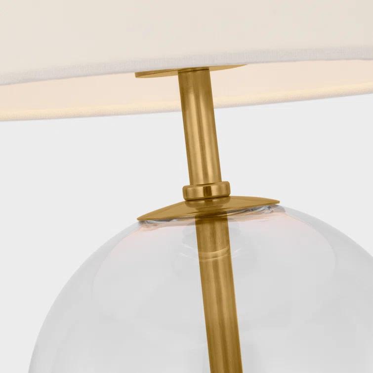 Elsie Clear Glass Adjustable Outdoor Table Lamp