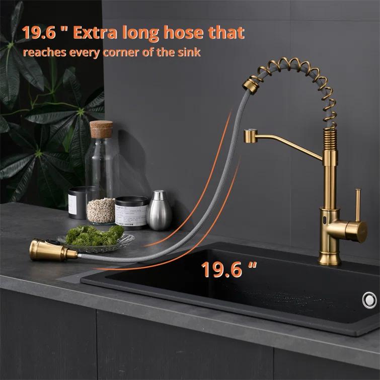LOONGFIELD Touchless Kitchen Faucet,Hands Free Automatic Smart Kitchen Faucet ASTARQ-W1932P149024