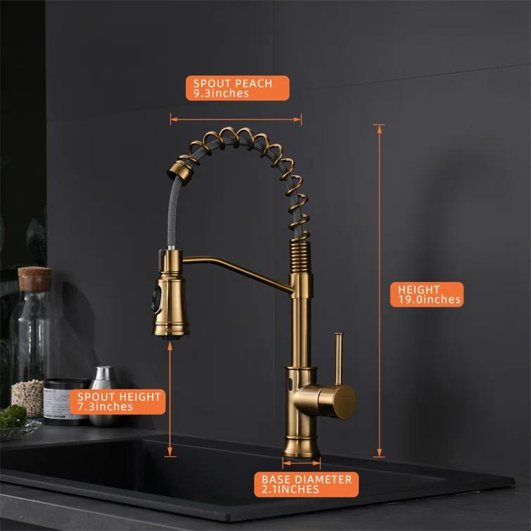 LOONGFIELD Touchless Kitchen Faucet,Hands Free Automatic Smart Kitchen Faucet ASTARQ-W1932P149024