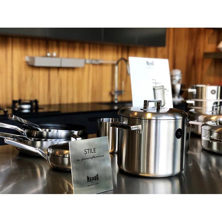 Saute Pan 2 Handles Stile Stainless Steel