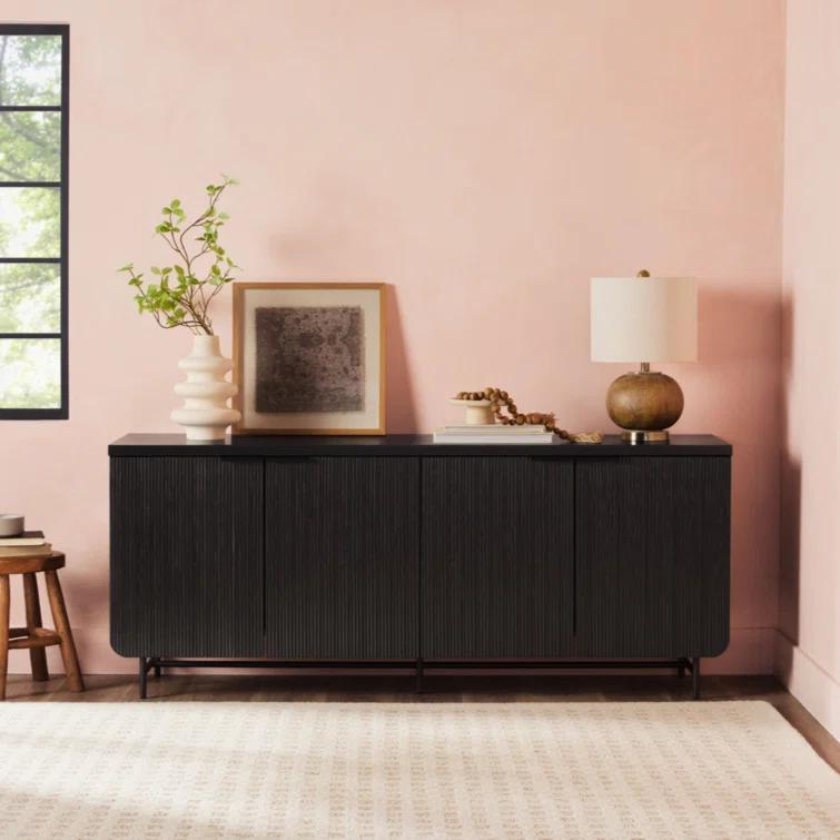 Willa Arlo™ Interiors Ludlow Reeded 4-Door Sideboard