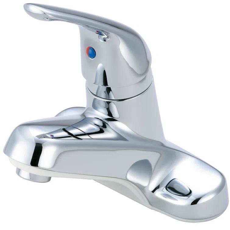 Centerset Single-handle Bathroom Faucet with Drain Assembly
