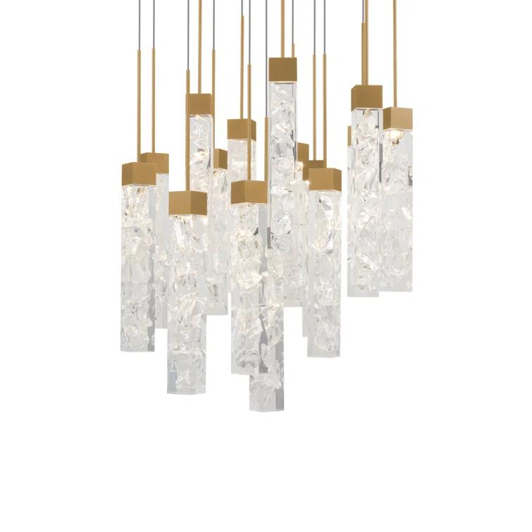 Minx Cluster LED Lights Round Pendant