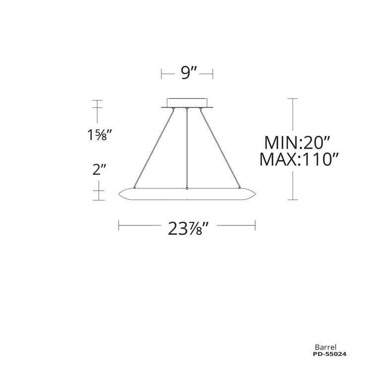 The Ring 1 - Light LED Unique/Statement Pendant