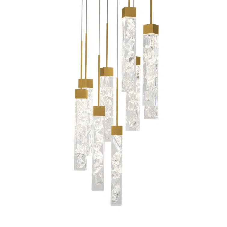 Minx Cluster LED Lights Round Pendant