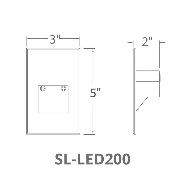 Modern Forms Integrated LED Metal Step Light