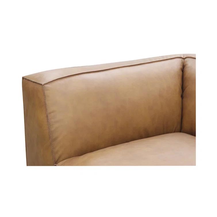 Moe's Home Collection Form Dream Modular Seccional Sonoran Cuero Color Canela
