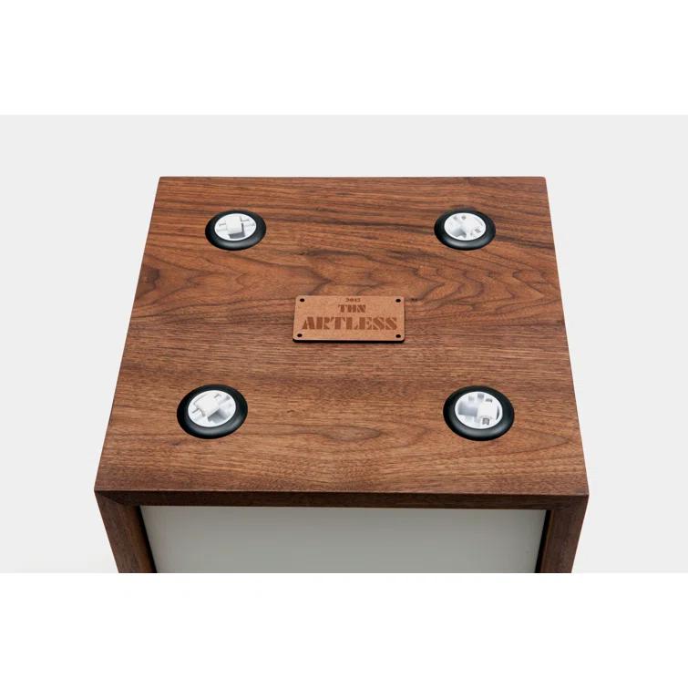 THN 14'' W Solid Wood Nightstand