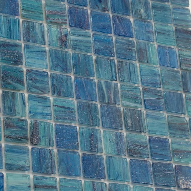 Celestial 0.8" x 0.8" Glass Grid Mosaic Wall & Floor Tile
