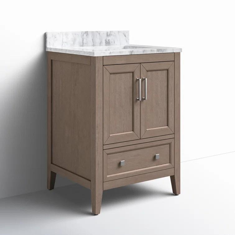 Avanity Everette-Vs25-Wd-C Everette 24" Single Basin Vanity Set - MultiColor