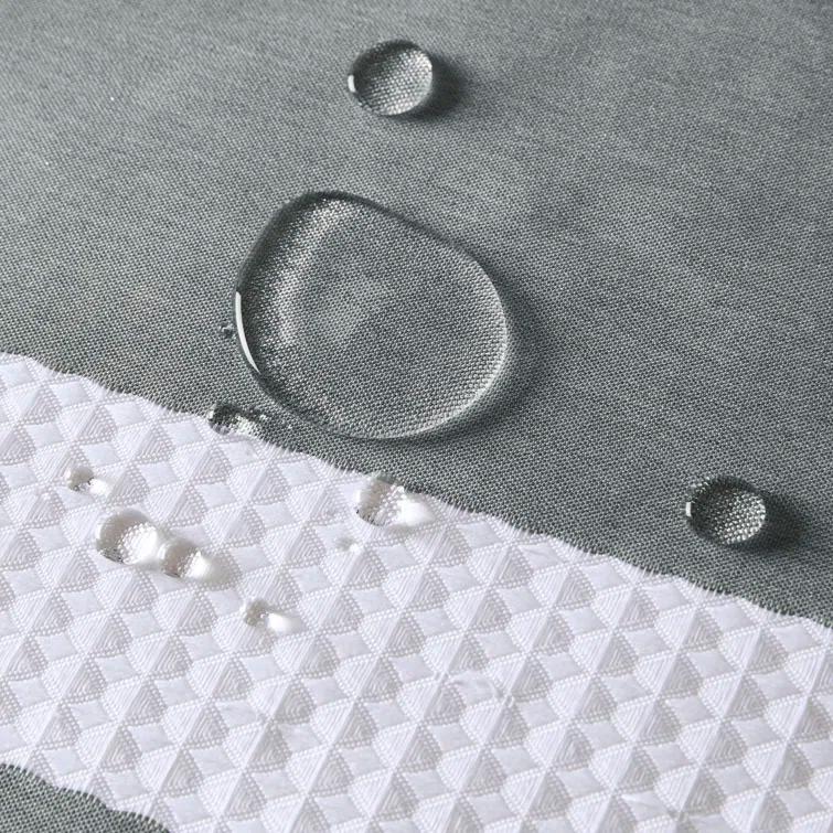 Spa Waffle Shower Curtain with 3M Treatment