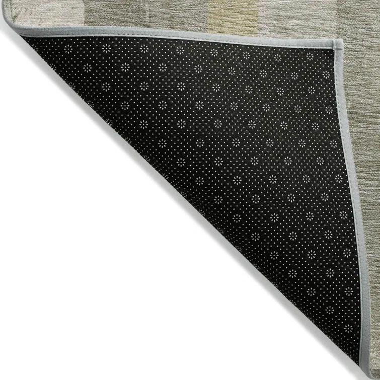 Machine Washable Indoor/Outdoor Cinead ACN1689 Taupe Rug