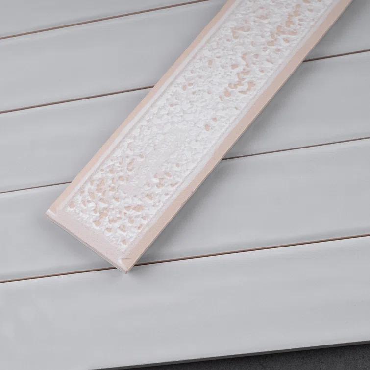 Nova 1.97 in. X 11.81 in. Polished Ceramic Subway Wall Tile