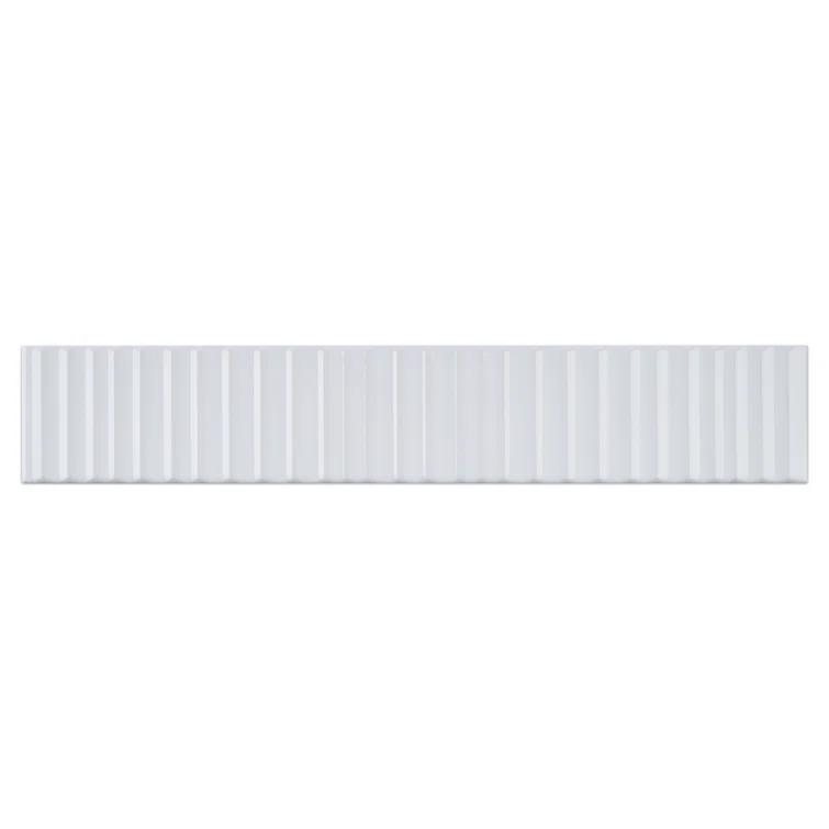 Supreme Tile Nova 1.97 in. X 11.81 in. Polished Ceramic Subway Wall Tile