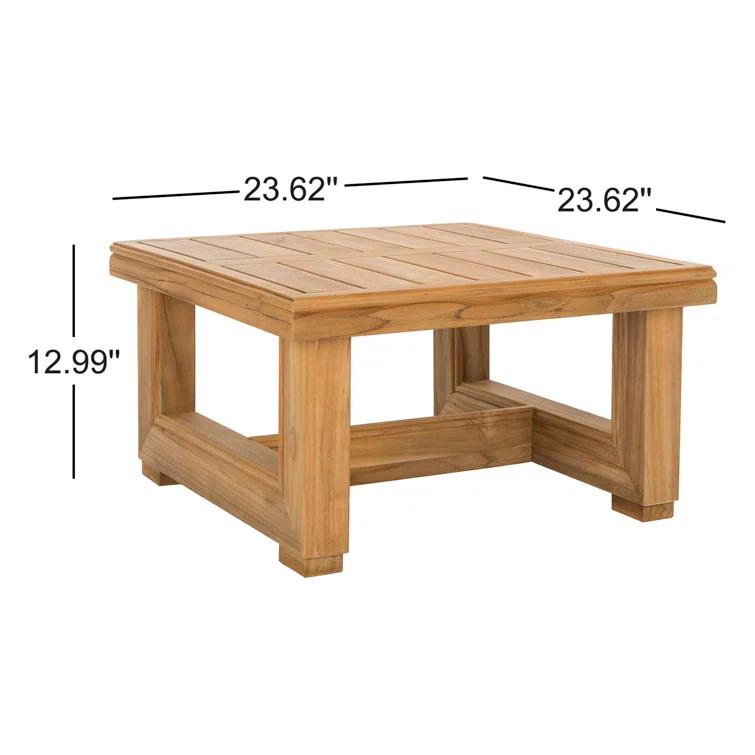 Melrose 23.62'' Teak Outdoor Side Table